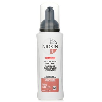 Nioxin Diameter System 4 Scalp & Hair Treatment (Colored Hair, Progressed Thinning, Color Safe)  (Random Packaging)